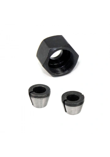 5362 Formika Tıraşlama Freze Makinası Somun ve Pens Seti 3 Parça