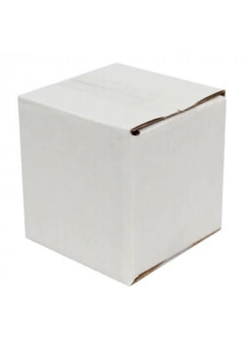 5x5x5cm Tek Oluklu Koli - Beyaz