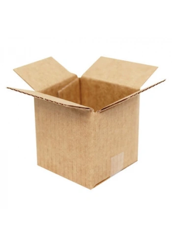 5x5x5cm Tek Oluklu Koli - Kraft