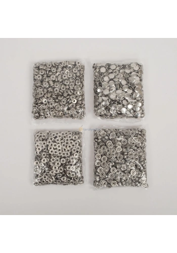 61 Sistem (15mm) Paslanmaz Çıtçıt 720 Adet