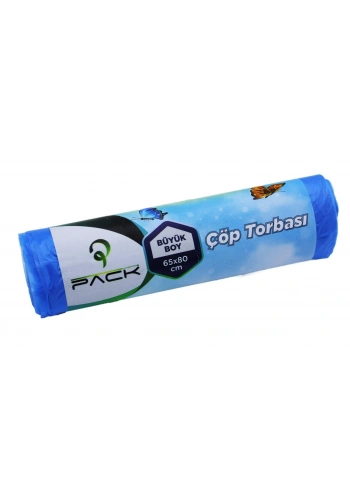 Standart Büyük Boy Çöp Torbası - (65 x 80) 10 adet