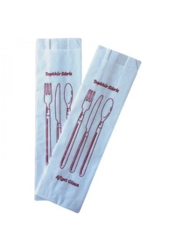 Kese Kağıdı. Çatal, Kaşık Seti