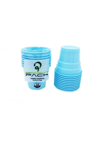 Renkli Plastik Bardak 10 lu.