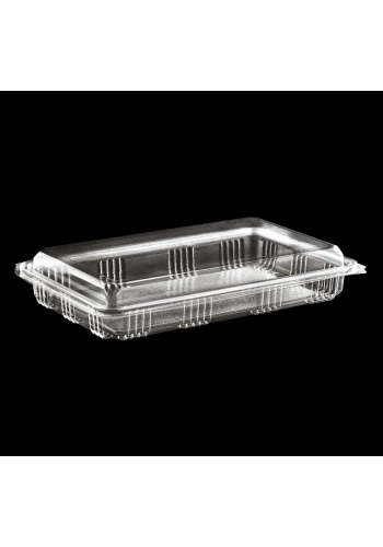 Plastik 500 gr. Baklava / Ekler Kap 100 Adet.