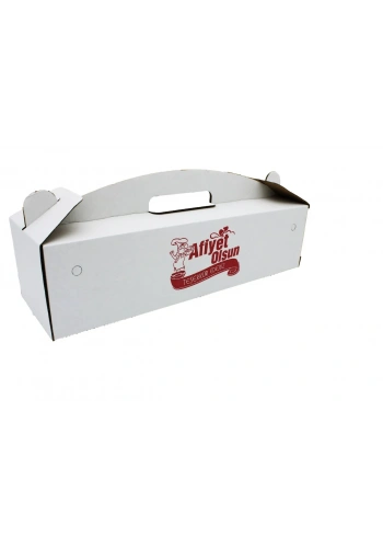 Kutu Lahmacun Saplı Küçük Beyaz 53x73 Cm 50 Adetli