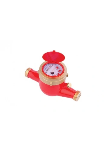 Klepsan Kuru Tip Çok Hüzmeli Sıcak Su Sayacı Rakorsuz 3/4 İnç 190 mm (2,5 m3/h) (KVS 2S)