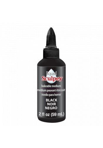Sculpey Liquid Sıvı Polimer Kil 59 ml. Siyah