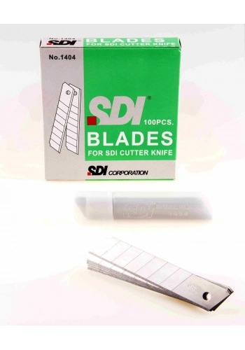 SDI Geniş Maket Bıçağı Yedeği 18 mm 10lu Paket