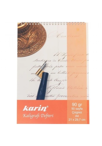 Karin Kaligrafi Defteri Çizgisiz 90 gr. A4 50 yaprak