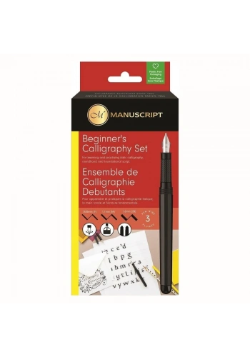 Manuscript Beginner Kaligrafi Kalemi Seti 3lü Karton Kutu