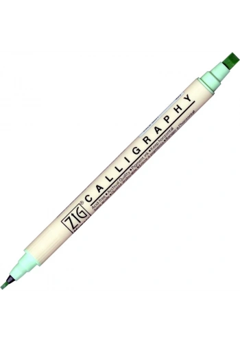 Zig Calligraphy Çift Uçlu Kaligrafi Kalemi 2 mm. + 5 mm. 403 Pale Mint