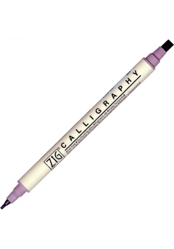 Zig Calligraphy Çift Uçlu Kaligrafi Kalemi 2 mm. + 5 mm. 804 Plum Mist