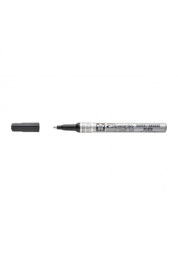 Sakura Pen-Touch Calligrapher Kaligrafi Kalemi 1.8 mm. Gümüş Yaldız