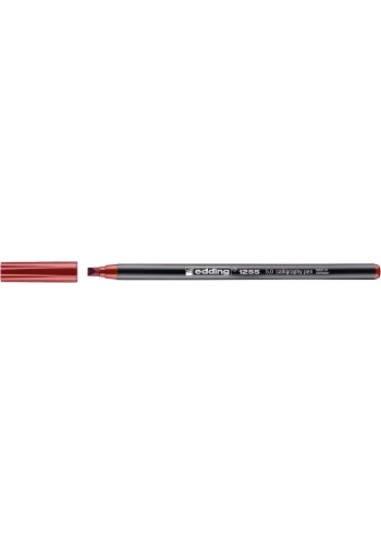 Edding 1255 Kaligrafi Kalemi 5.0 mm. Crimson Kırmızı