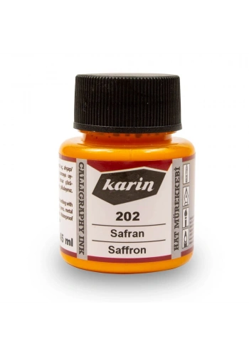 Karin Hat Mürekkebi 45 ml. 202 Safran