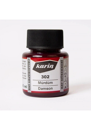 Karin Hat Mürekkebi 45 ml. 302 Mürdüm