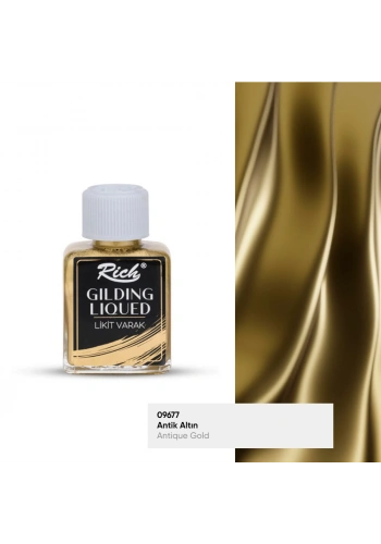 Rich Gilding Liqued Likit Sıvı Varak 75 cc. ANTİK ALTIN