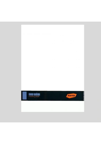 Ebru Kağıdı 25 x 35 cm. Beyaz 100 Adet