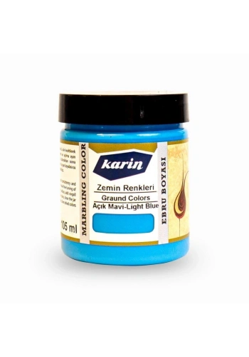 Karin Ebru Boyası 105 ml. 902 Zemin Renkleri - Açık Mavi