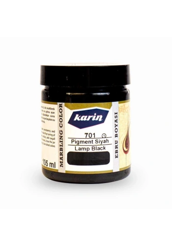 Karin Ebru Boyası 105 ml. 701 Pigment Siyah