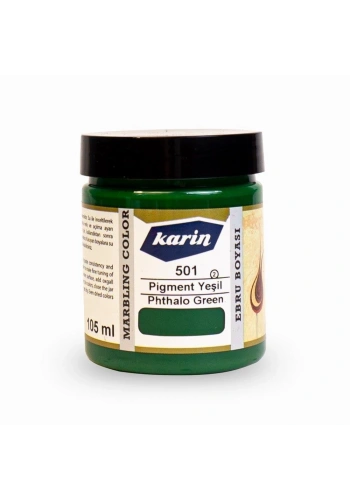 Karin Ebru Boyası 105 ml. 501 Pigment Yeşil