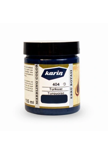 Karin Ebru Boyası 105 ml. 404 TurkuazKarin Ebru Boyası 105 ml. 404 Turkuaz