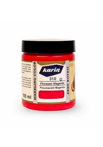 Karin Ebru Boyası 105 ml. 310 Florasan Magenta