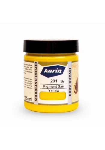 Karin Ebru Boyası 105 ml. 201 Pigment Sarı