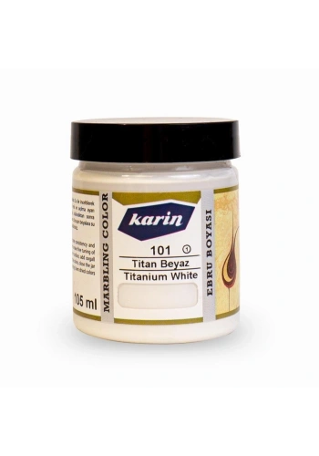 Karin Ebru Boyası 105 ml. 101 Beyaz