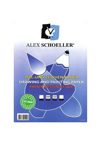 Alex Schoeller College Resim Kağıdı 35x50 cm. 120 gr. 100lü Paket