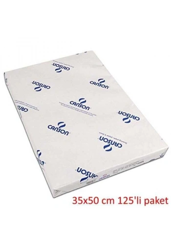 Canson 1557 Dessin Resim Çizim Kağıdı 200 gr. 35x50 cm. 125li Paket