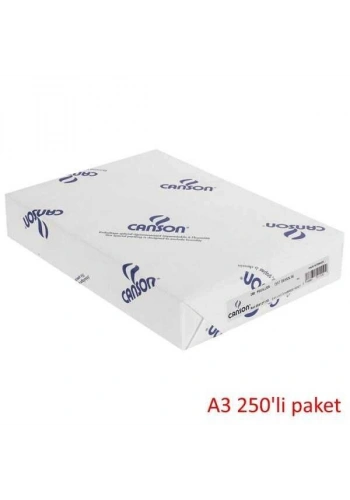 Canson 1557 Dessin Resim Çizim Kağıdı 200 gr. A3 250li Paket