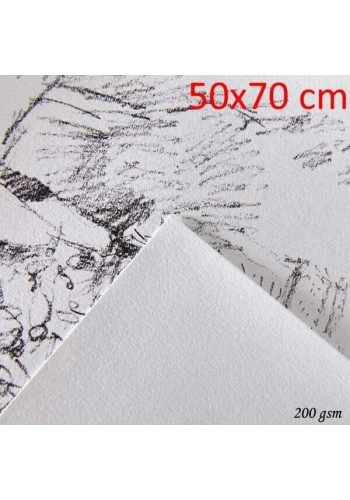 Canson 1557 Resim Çizim Kağıdı 200 gr. 50x70 cm. 10lu Paket