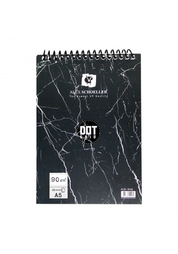 Alex Schoeller Dot Grid Noktalı Eskiz Çizim Defteri 90 gr. A5 60 yp.