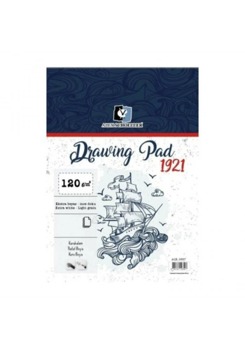 Alex Schoeller Drawing Pad Spiralli Eskiz Çizim Defteri 120 gr. A5 50 yp.