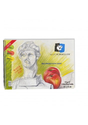 Alex Schoeller Resim ve Eskiz Çizim Defteri 120 gr. 25x35 cm. 15 yp.