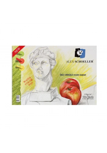 Alex Schoeller College Resim ve Eskiz Çizim Defteri 120 gr. 50x70 cm. 20 yp.