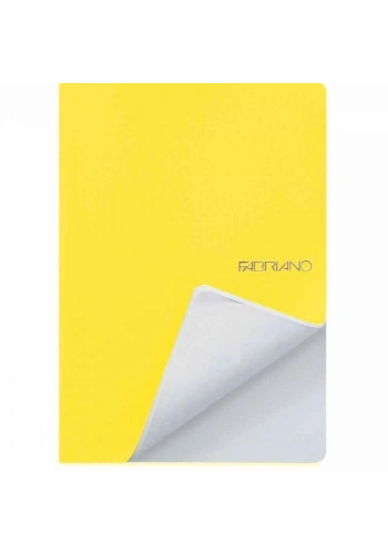 Fabriano Ecoqua Ekolojik Eskiz Çizim ve Yazı Defteri 85 Gr. A5 38 yaprak SARI KAPAK (LIMONE)