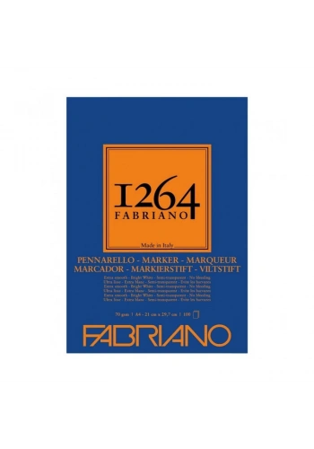 Fabriano 1264 Marker Paper Marker Çizim Defteri Blok 70 gr. A4 100 yaprak