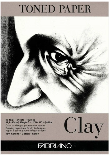 Fabriano Toned Paper Clay Eskiz Çizim Defteri Kil Rengi 120 gr. A3 50 yaprak
