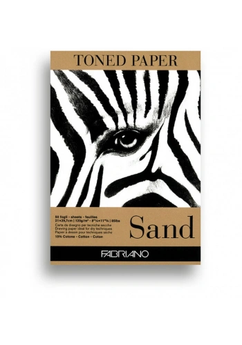 Fabriano Toned Paper Sand Eskiz Çizim Defteri Kum Rengi 120 gr. A4 50 yaprak