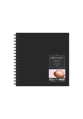 Fabriano Drawing Book Spiralli Sert Kapak Eskiz Çizim Defteri 160 gr. 30x30 cm. 60 yaprak