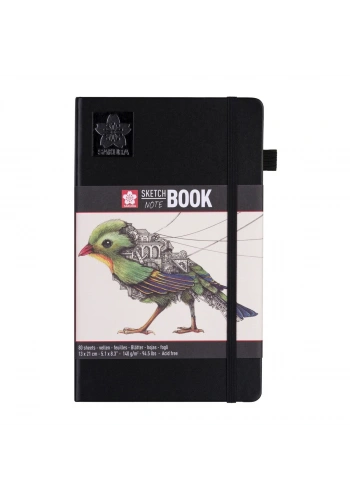 Sakura Sketchbook Sert Kapak Eskiz Çizim Defteri Ivory (Fildişi) Kağıt 140 gr. 13x21 cm. 80 yaprak