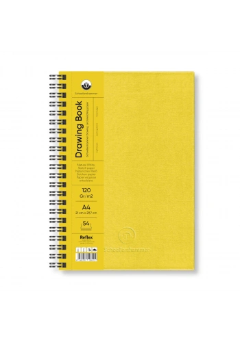 Schoellershammer Drawing Pad Sert Kapak Eskiz Çizim Defteri 120 gr. A4 54 yaprak SARI