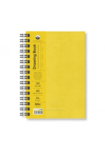Schoellershammer Drawing Pad Sert Kapak Eskiz Çizim Defteri 120 gr. A5 54 yaprak SARI