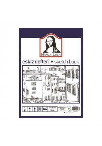 Südor Mona Lisa Eskiz Çizim Defteri (Sketch Book) A4 120 gr. 50 yp.