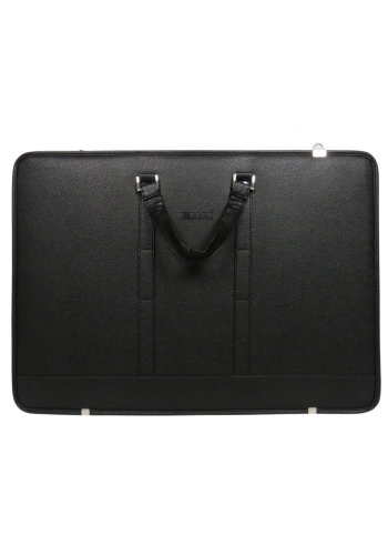 Bback Deri Körüklü Proje Resim Çantası 40x55 cm. SİYAH