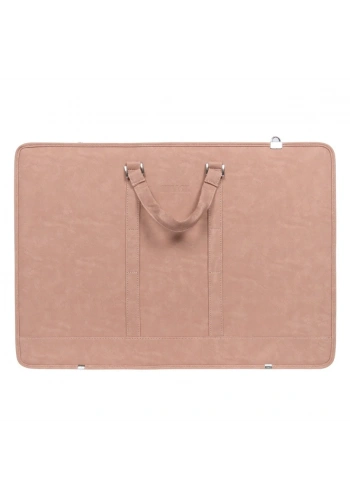 Bback Deri Körüklü Proje Resim Çantası 40x55 cm. PASTEL PEMBE