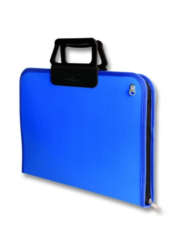 Faber Castell Proje Çantası 38x55 cm. MAVİ