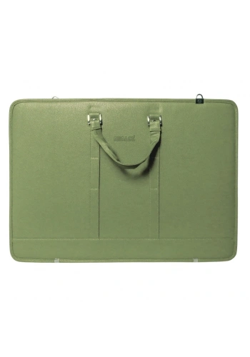 Bback Deri Körüklü Proje Resim Çantası 40x55 cm. MİNT YEŞİLİ